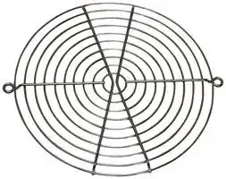 MCSC162-W5: Fan Finger Guard, Steel - Wire Form, 162mm Axial Fans, 162.1 mm, Chrome