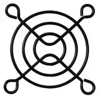 MCSC50-W2B: Fan Finger Guard, Steel - Wire Form, 50mm Axial Fans, 40 mm, Black