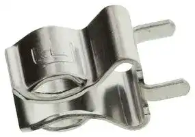 01220083Z: Fuseholder, Clip, PCB Mount, 15A, 1/4", Solder, Through Hole, Beryllium Copper, Silver Plated, Ears