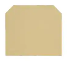 0303620000: END PLATE, BEIGE/YEL, TERMINAL BLOCK
