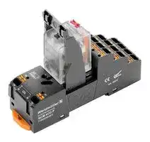 DRMKITP115VAC 4CO LD/PB: POWER RELAY, 4PDT, 5A, 250V, DIN RAIL
