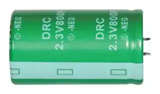 DRC106S03G20RRDAP: Supercapacitor, 10 F, 2.3 V, PC Pin, -20%, +50%, 5 mm, 1000 hours @ 70°C