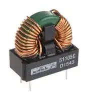51105C — Choke, Common Mode, Through Hole, 1 mH, 3.3 A, Through Hole, 5100 Series