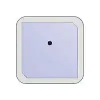 APAGM2525-S2450: Antenna Patch, Adhesive, 2.4GHz to 2.5GHz, 4.5dBi Gain, 50 ohm, RHC