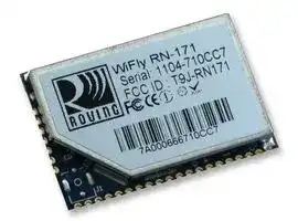 RN171-I/RM: Wireless LAN Module, 802.11 b/g, 2.4 GHz, Drop-in Wi-Fi Solution, On-board TCP/IP stack