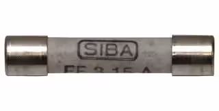 70-125-40/3.15A: Fuse, Cartridge, Very Fast Acting, 3.15 A, 600 V, 6.3mm x 32mm, 1/4" x 1-1/4", 70-125-40