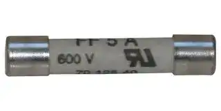 70-125-40/5A: Fuse, Cartridge, Very Fast Acting, 5 A, 600 V, 6.3mm x 32mm, 1/4" x 1-1/4", 70-125-40