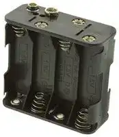 BH383B: Battery Holder, AA x 8, Snap On