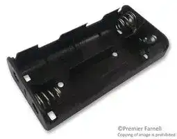 BH242B: Battery Holder, C x 4, Panel Mount, Snap Term