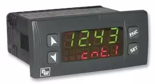 ZD327401: Counter, Preset, 4 Digits, 24 to 230 Vac/dc, 32 x 74 mm