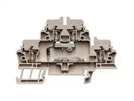 1690020000: DIN RAIL TERMINAL BLOCK, 4POS, 14AWG