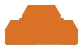 1690080000: END AND SEPERATION PLATE, WEMID, ORANGE