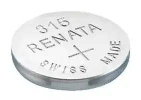 315: Battery, Watch, Single Cell, 1.55 V, SR67, Silver Oxide, 19 mAh, Flat Top, 1