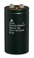 B43740A9478M000: Electrolytic Capacitor, Screw, 4700 µF, 400 V, ± 20%, Screw, 6000 hours @ 105°C