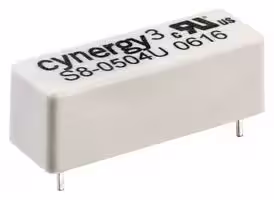 S8-1204U: Reed Relay, SPST-NO, 12 VDC, S8 Series, Through Hole, 750 ohm, 1 A