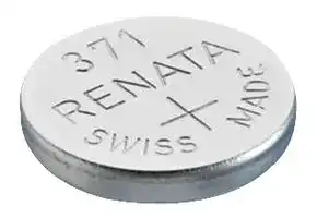 371: Battery, Watch, Single Cell, 1.55 V, SR69, Zinc / Monovalent Silver Oxide, 40 mAh, Pressure Contact