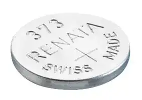 373: Battery, Watch, Single Cell, 1.55 V, SR68, Silver Oxide, 29 mAh, Flat Top, 1