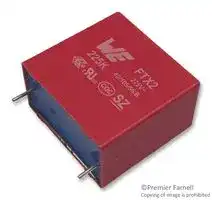 890324026018CS: Safety Capacitor, Metallized PP, Radial Box - 2 Pin, 0.56 µF, ± 10%, X2, Through Hole