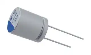 A758BG106M1EDAE070: CAP, 10UF, 25V, ALU POLYMER, TH