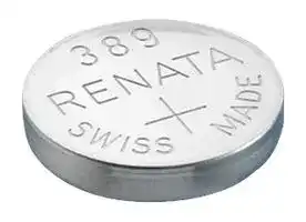 389: Battery, Watch, Single Cell, 1.55 V, SR54, Silver Oxide, 80 mAh, Flat Top, 1