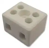 CHTB10/2N: Standard Terminal Block, Ceramic, CHTB/N, 2 Contacts, 14 mm, Terminal Block, Surface Mount