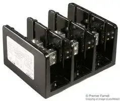 1433555: TERMINAL BLOCK, BARRIER, 3 POSITION, 14-4AWG
