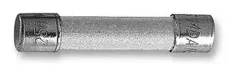 MDA-1-R: Fuse, Cartridge, Time Delay, 1 A, 250 V, 6.3mm x 32mm, 1/4