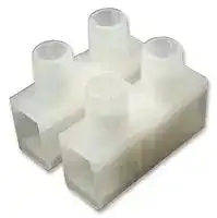 CTSN433/2: Panel Mount Barrier Terminal Block, 1 Row, 2 Ways, 12 AWG, 30 A