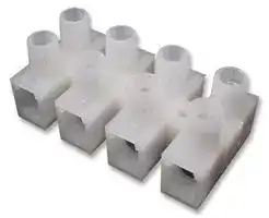 CTSN434/4: Panel Mount Barrier Terminal Block, 1 Row, 4 Ways, 10 AWG, 50 A