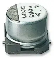 UWT1E471MNL1GS: SMD Aluminium Electrolytic Capacitor, Radial Can - SMD, 470 µF, 25 V, 1000 hours @ 105°C, Polar