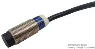 XS212B4NBL2: Inductive Proximity Sensor, Cylindrical, OsiSense XS, M12, 8 mm, NPN, 12 V to 24 V, Pre-wired