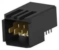 120954-5: Connector, UPM, 4 Contacts, 3 mm, Header, Press Fit, 1 Rows