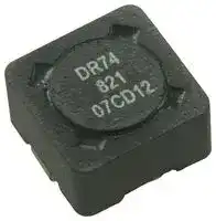 DR74-821-R: Power Inductor (SMD), 820 µH, 310 mA, Shielded, 350 mA, DR Series