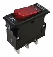 3-1423673-9: Thermal Circuit Breaker, W51, 5 A, 1 Pole, 50 V, 250 V, Panel