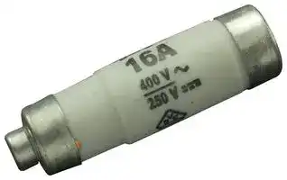 2211005: Fuse, Industrial / Power, MP Bottle D Series, 16 A, 400 V, 250 V, 11mm x 36mm, 0.43" x 1.42"