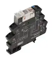 1123610000: Power Relay, DPDT, 24 VDC, 8 A, TERM Series, DIN Rail