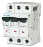 FAZ6-B10/3: Thermal Magnetic Circuit Breaker, FAZ6 Series, 10 A, 3 Pole, 400 V, DIN Rail