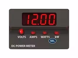 DCM20-1-DC5-R-C: Power Meter, DCM20 Series, Three Function, Voltage, Amperage, Power, Red LED, 4 Digit