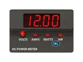 DCM20-1-DC5-R-C: Power Meter, DCM20 Series, Three Function, Voltage, Amperage, Power, Red LED, 4 Digit
