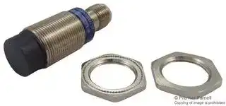 XS218B4NAM12: Inductive Proximity Sensor, Cylindrical, OsiSense XS, M18, 16 mm, NPN, 12 V to 24 V, Connector
