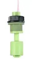 RSF107Y100GV: Float Switch, RSF100 Series, Vertical, External Mount, SPST, PVDF, 25 VA, 1m Cable