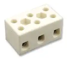 DESTB-0253: Panel Mount Barrier Terminal Block, 32 A, 450 V, 3 Pole, 1, Screw, 12 AWG