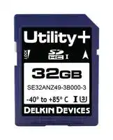 SE32ANZ49-3B000-3: Flash Memory Card, MLC, SDHC Card, UHS-1, Class 10, 32 GB, Utility+ SD Series