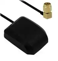 MIKE3A/0.5M/SMAM/RA/S/17: GPS Antenna, 1.57542GHz, 1.5 VSWR, 3dBi Gain, 50ohm, Right Hand Circular Polarisation, Magnetic