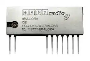 ERA-LORA: Security Alarm Module, OOK, GFSK, 500Kbps, 928MHz, -137dBm, 2.5V to 5.5V, RS232, Serial, UART