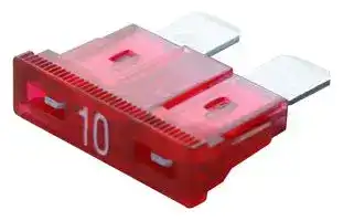 MCATP-L-E 10A: Fuse, Automotive, Blade with LED, 10 A, 32 V, 19.1mm x 5mm x 19mm, MP Auto Blade ATO Series
