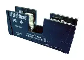 L60030M1C: Fuseholder, Cartridge, 1 Fuse, 30 A, 600 VAC, 600 VDC, Midget, Screw