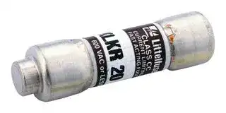 KLKR015.T: Fuse, Industrial / Power, POWR-GARD KLKR, 15 A, 600 V, 300 V, 10.3mm x 38.1mm, 13/32" x 1-1/2"