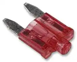 MCASP-L-E 10A: Fuse, Automotive, Mini Blade with LED, 10 A, 32 V, 10.9mm x 3.8mm x 8.8mm