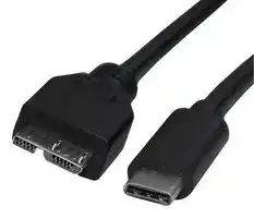 2563-1: USB Cable, Type C Plug to Micro Type B Plug, 1 m, 3.28 ft, USB 3.0, 3.1